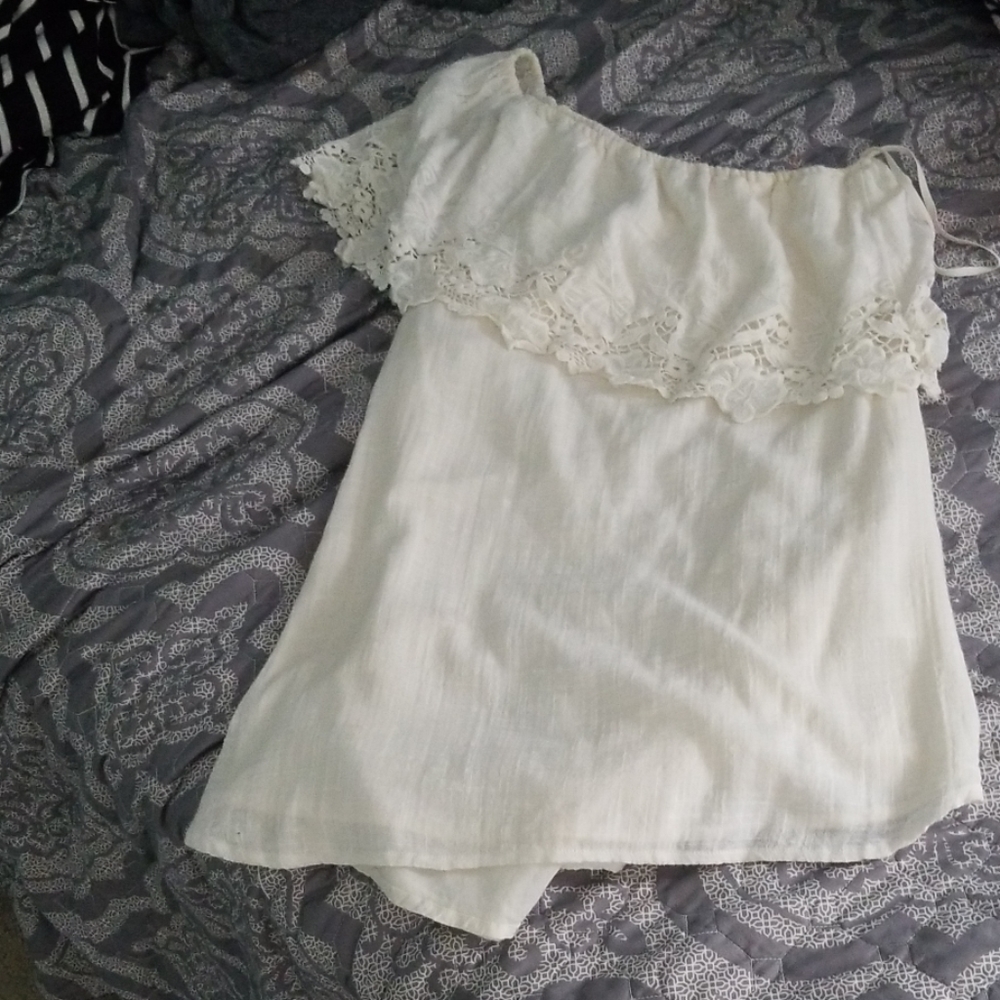 O'Neill One shoulder linen dress size small